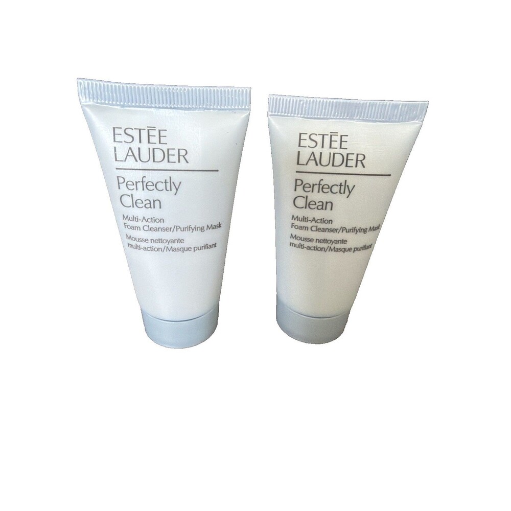 Estée Lauder Perfectly Clean Multi-Action Foam Cleanser Mask 30ml x2 Travel Size